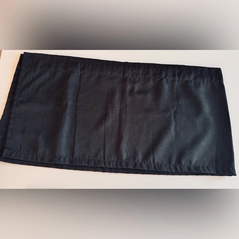 MAINSTAYS Minimalist Black Textured Valance Curtain Panel Minimalistic Decor